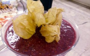Smoothie de Frutas Vermelhas e Physalis